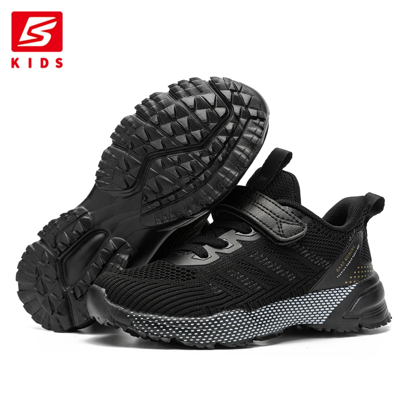 Baasploa Children Running Shoes Fashion Lightweight Boys Sport Sneakers Breathable Mesh Tenis School Shoes for Boys Kids Sneaker