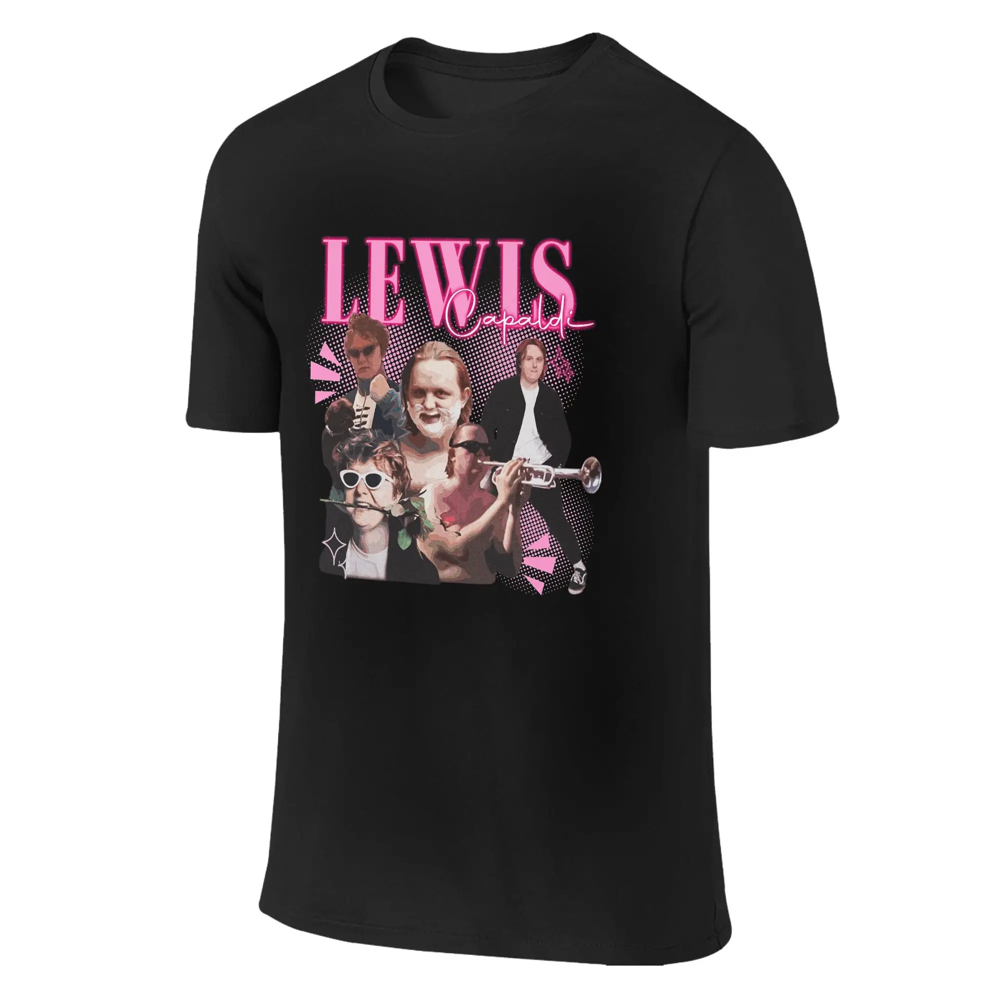 المغني لويس C-كابالدي الرجال تي شيرت الجدة تيز قصيرة الأكمام س الرقبة تي شيرت القطن هدية فكرة الملابس