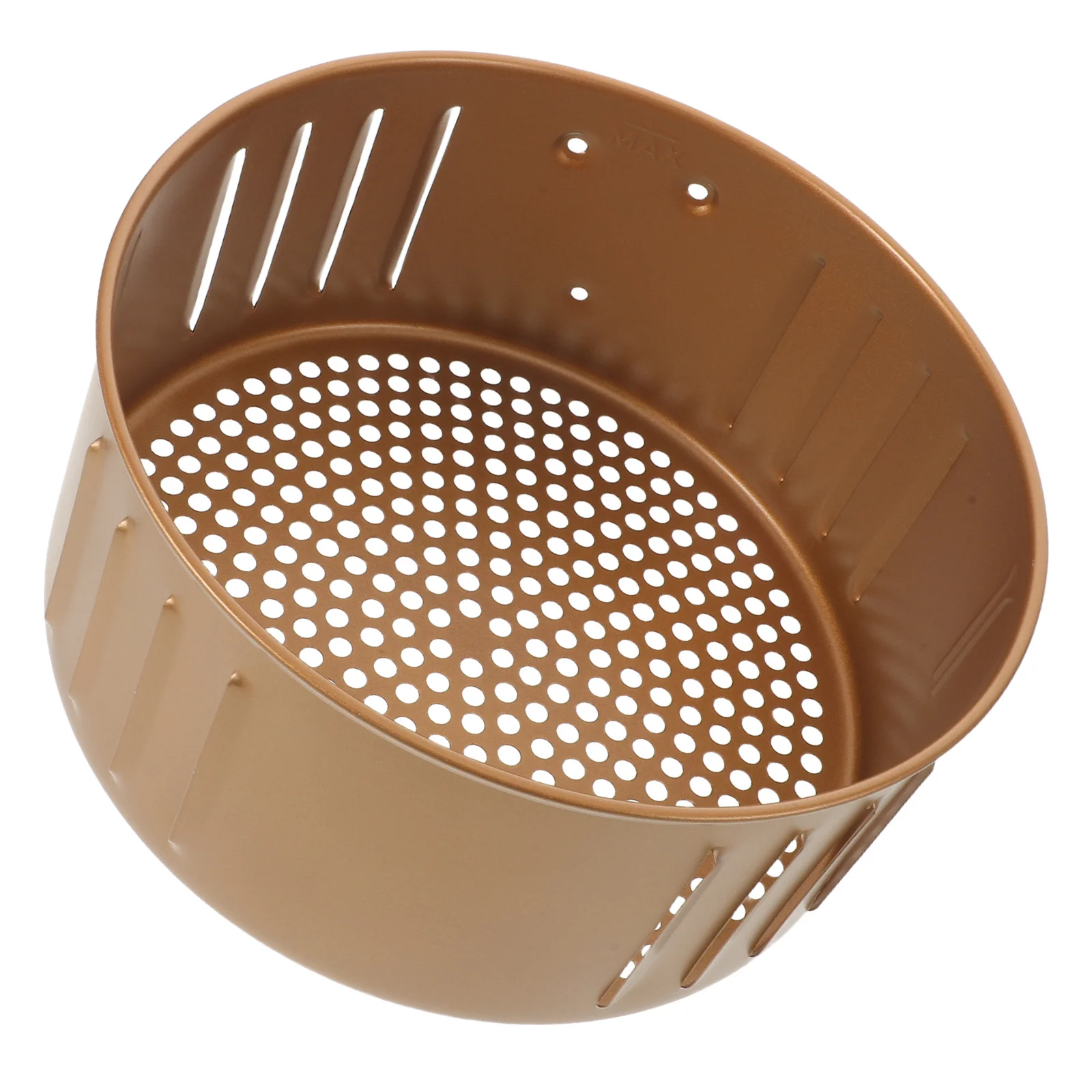 

8.3x3.7inches Air Fryer Basket Round - 3.5L Nonstick Crisping Tray for Oven Baking Broiling French Fries Snacks Carbon Steel