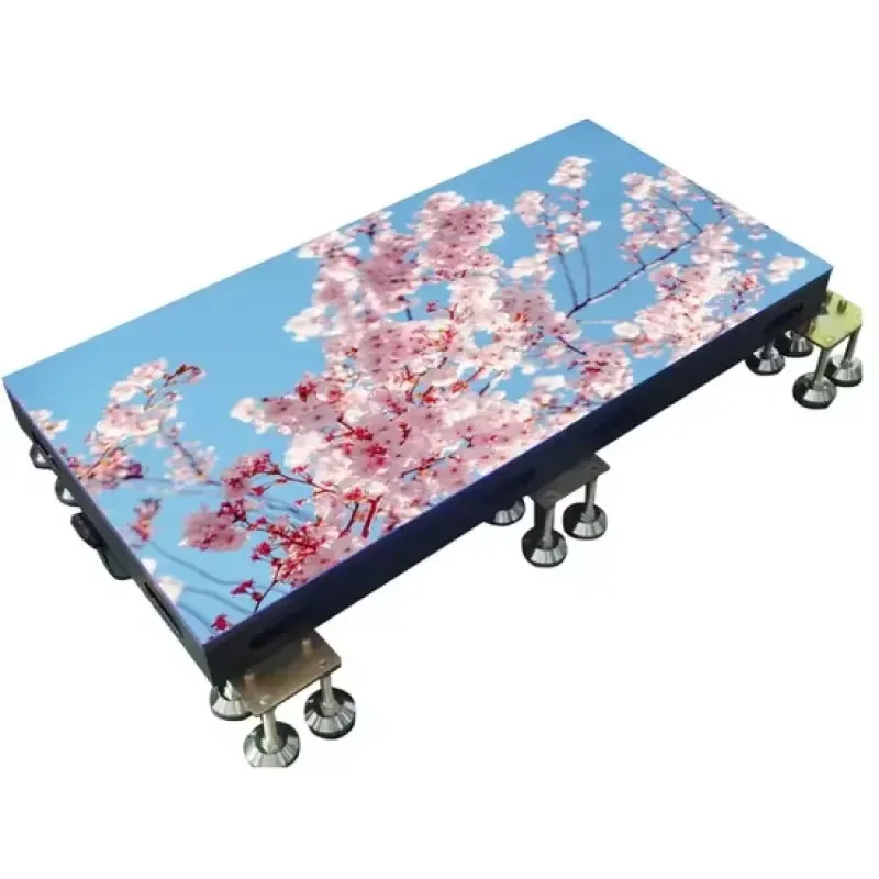 Magnetic Interactive LED Floor Tile Screen, High Refresh Rental Panel for Stage Event Creative Visual Advertising Display