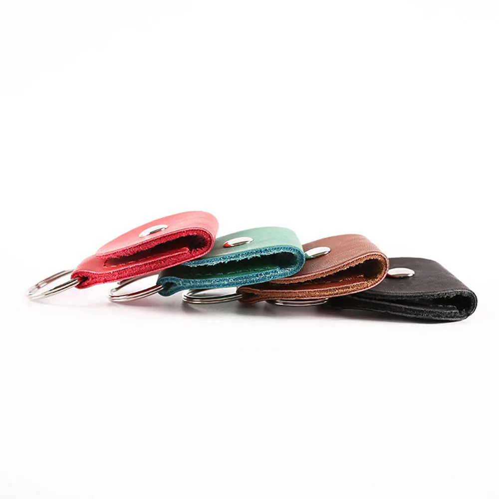 Guitarist Keychain Pick Pouch- Pu Leather Case W/ Quick-Access Design Secure On-Stage Pick Storage for Gig Bags/keys