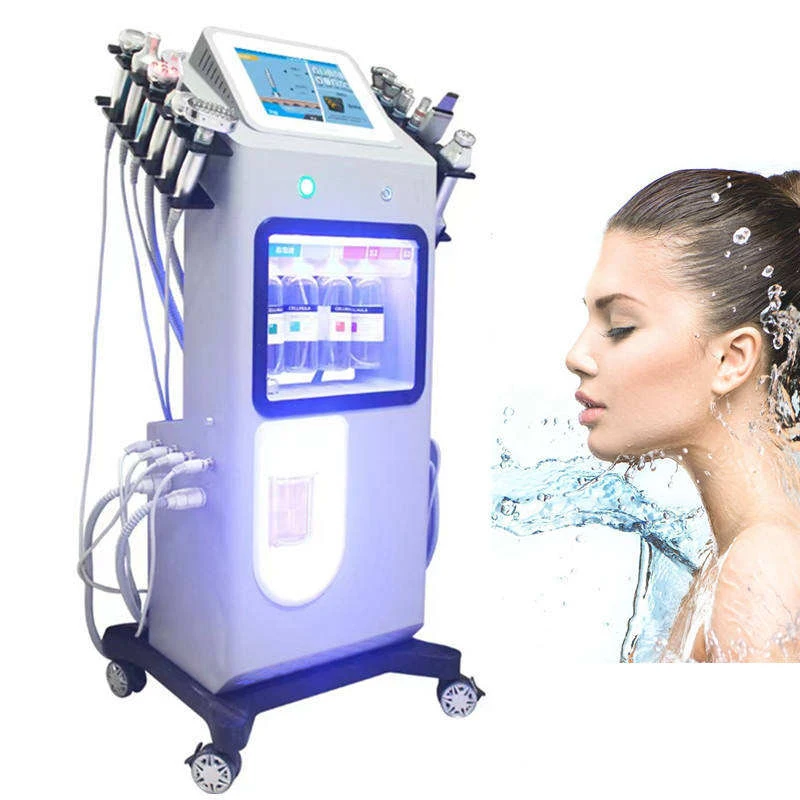 Multifunctional Hydra Dermabrasion Facial Cleaning Machine Face Lifting Acne Treatment Anti-puffiness Skin Tightening Machine