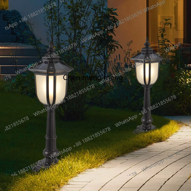 Solar outdoor garden light Villa garden outdoor waterproof fence gate pillar light