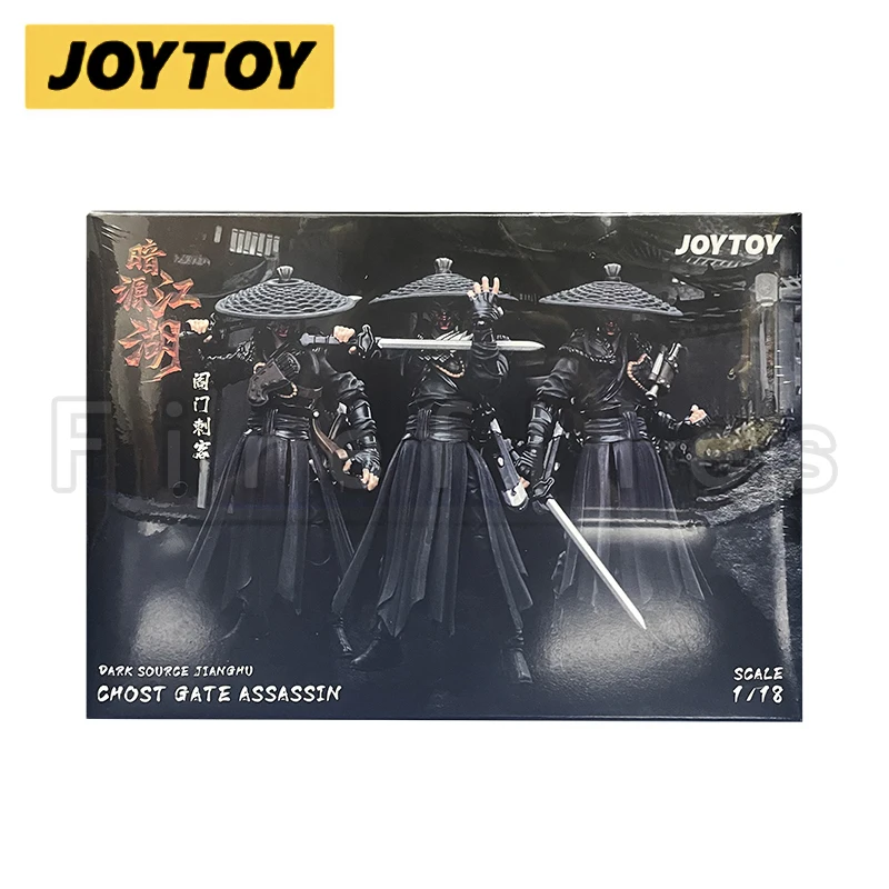 1/18 JOYTOY Action Figure (3PCS/SET) Dark Source Jianghu Ghost Gate Assassin Anime Model Toy