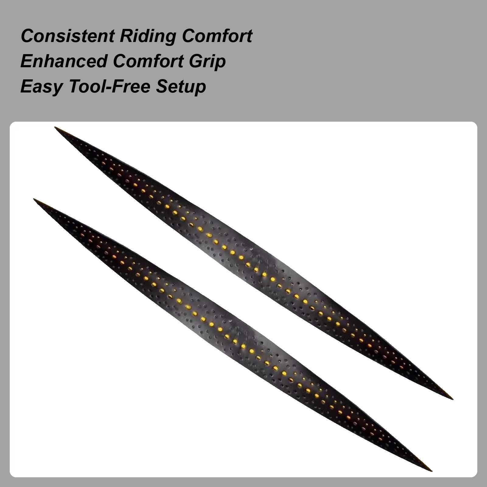 

Motorcycle Handlebar Grips Tapes 1 Pair Soft Non-Slip Wrap-Around Motorcycle Supplies Bike Handlebar Grips For Mountain Road