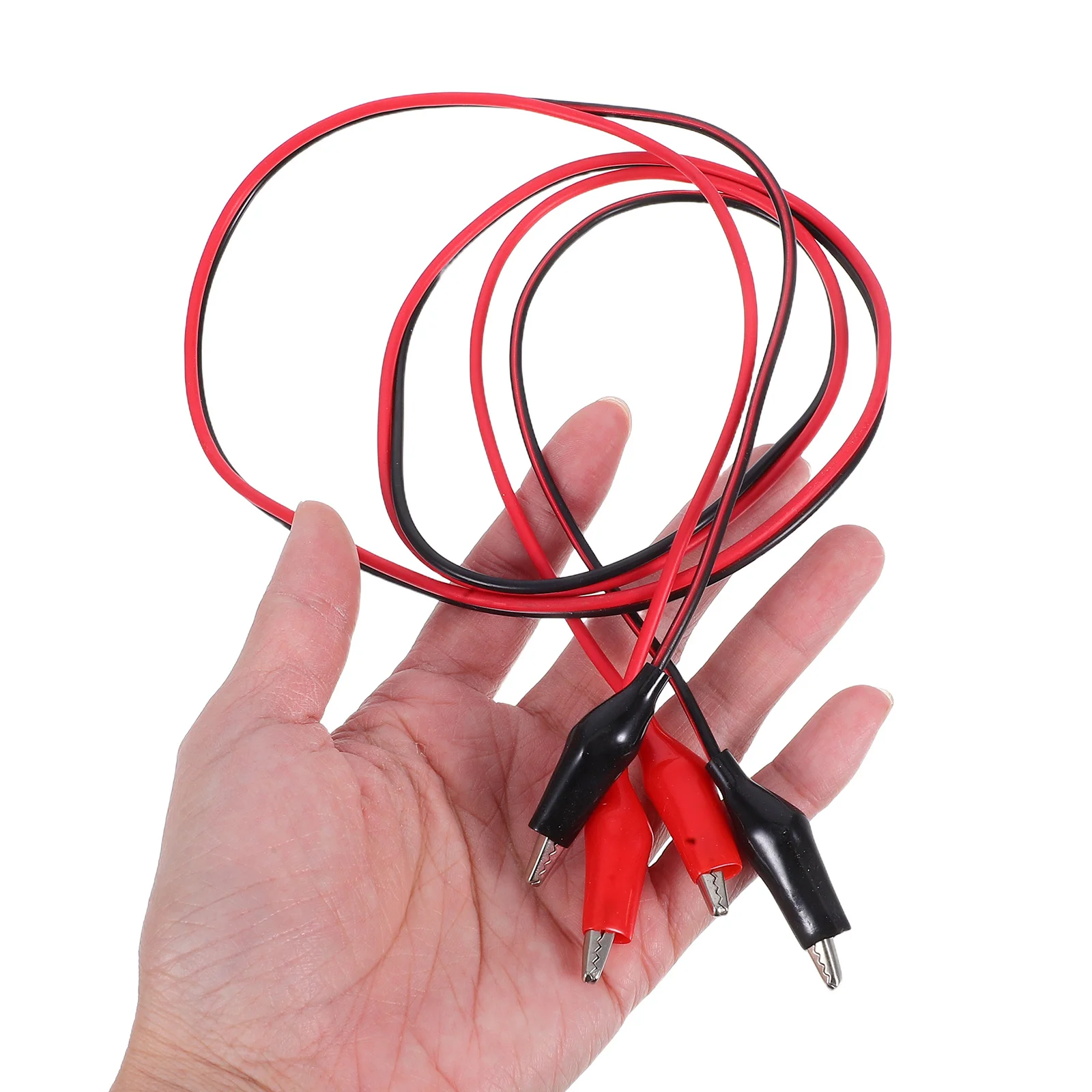 

10 шт., двусторонние тестовые провода с зажимом типа «крокодил», изолированные соединительные кабели 2 мм для электрического тестирования, напряжение, непрерывность мощности