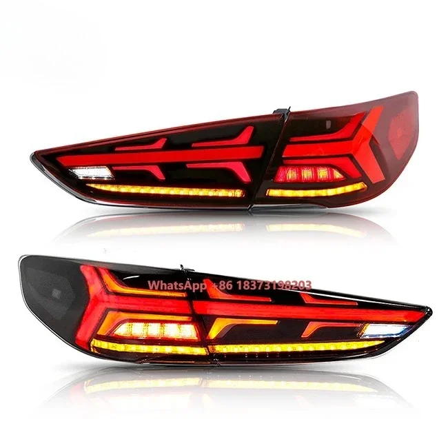 TT-ABC High Quality LED DRL Dynamic Brake Reverse Turning Rear Light Tail Lamps for Sonata 9 2015-2018
