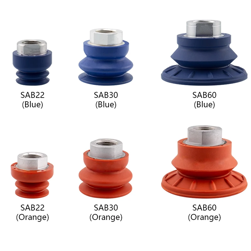 SAB Corrugated Vacuum Suction Cup SAB22 SAB30 SAB40 SAB50 SAB60