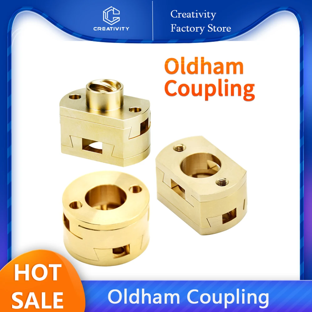 3D Printer parts Oldham Coupling 18/16mm Shaft Coupler with Nut For Ender3/CR10 T8 Z-axis Screw BLV Voron And VzBoT 3D Printers