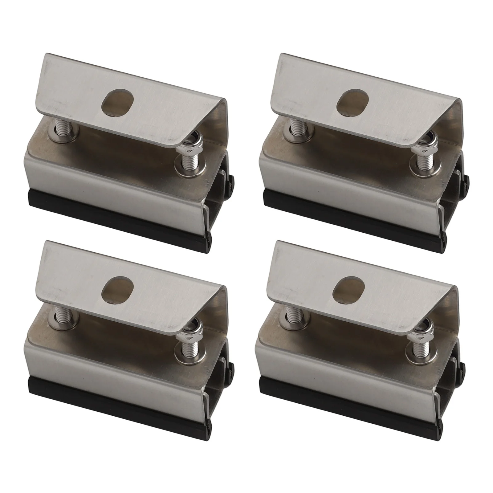 

4pcs Photovoltaic Bracket RV Yacht Stabilizer Roof Box Fixed Stainless Steel Photovoltaic Accessories Shelf Support Fixing Parts