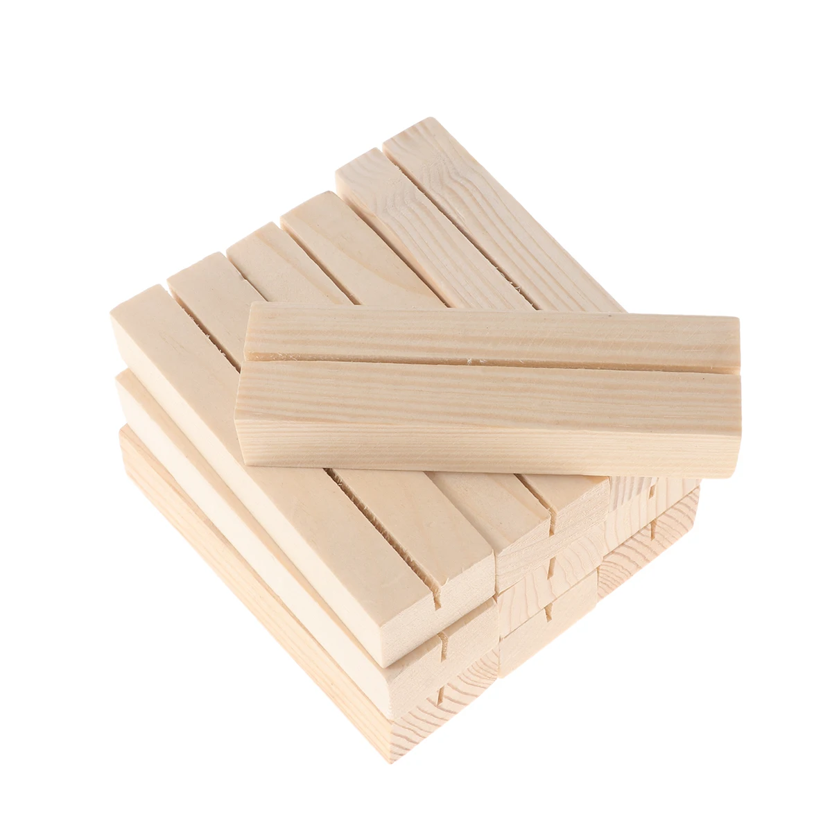 

12 Pcs Wooden Sign Holder Rustic Compact Lightweight Table Number Menu Photo Name Card Hotels Restaurants Parties