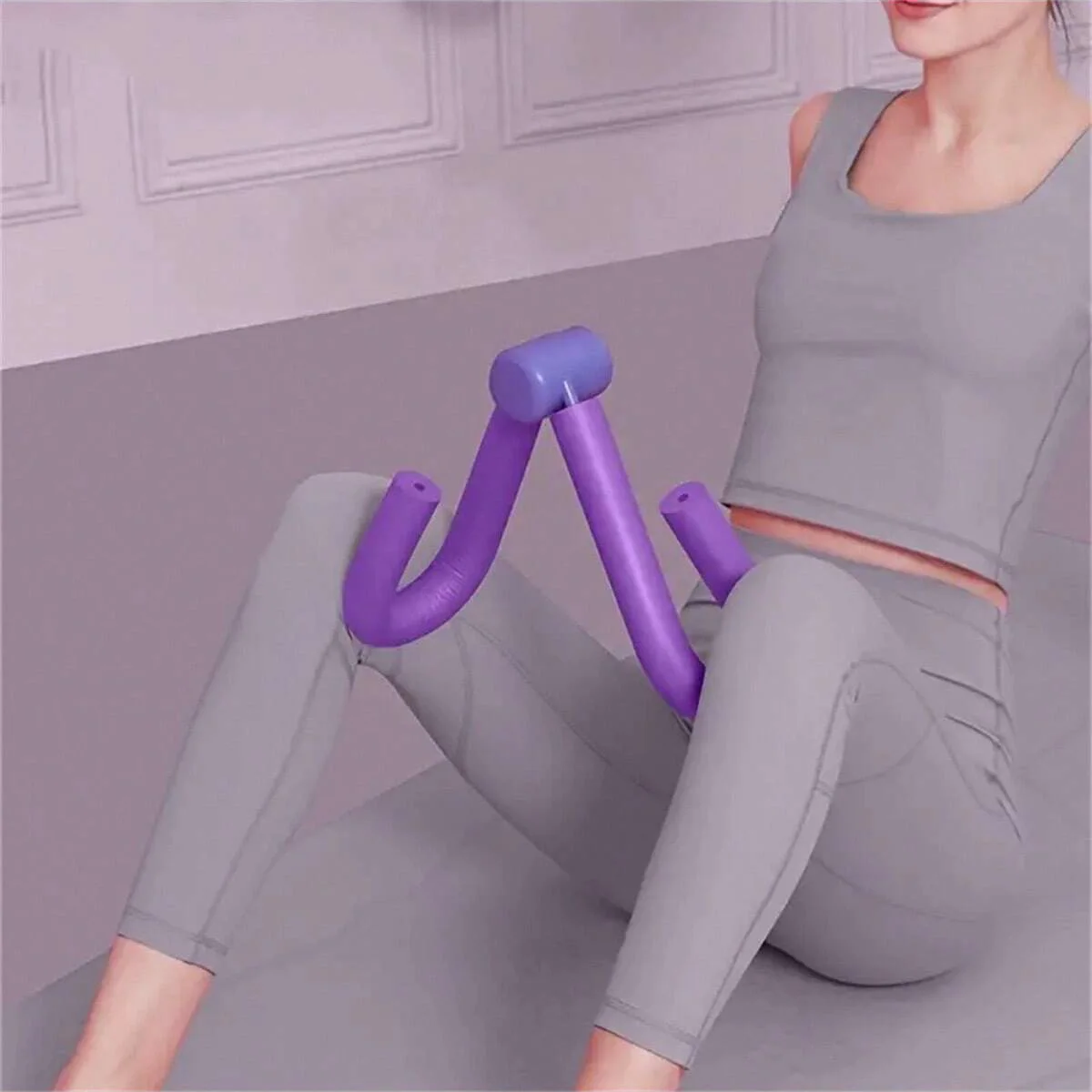 1pc multifunctional pelvic floor and leg muscle trainer, suitable for home gyms - tighten buttocks, strengthen thighs