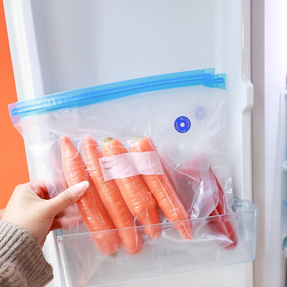 30/20/5pcs Pieces Vacuum Bag Compressed Air Reusable Food Storage Vacuum Sealed Humidity Resistant Vacuum Sealed Bag Packaging