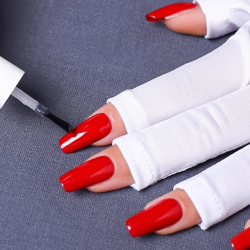 L8RD Anti Uv Gloves For Gel Manicure Short and Long Uv Gloves For Gel Manicure