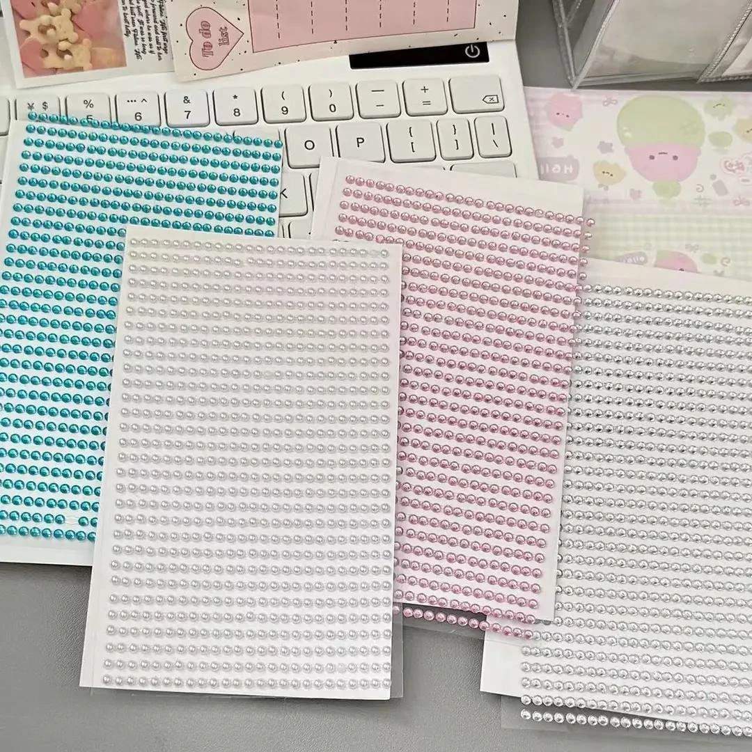 Sparkly Diamond Pearl Stickers - Phone Cases Cool Girl ulasan dan harga