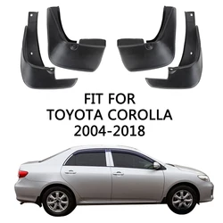 For Toyota Corolla 2004-2018 PVC 4Pcs/set Mud Flaps Mudflaps Splash Guards Front Rear Mudguards Fender