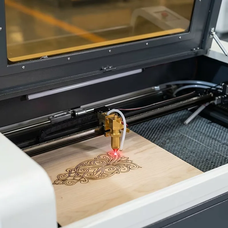 Industrial 80w 100w 130w Plywo - đánh giá và giá Industrial Laser Fabric Cutting Machine