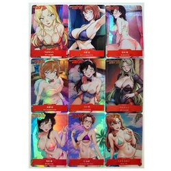 9 pz/set Haibara Ai Detective Conan Caso Chiuso ACG Giocattoli Sexy Hobby Hobby Da Collezione Gioco Collezione Anime Carte