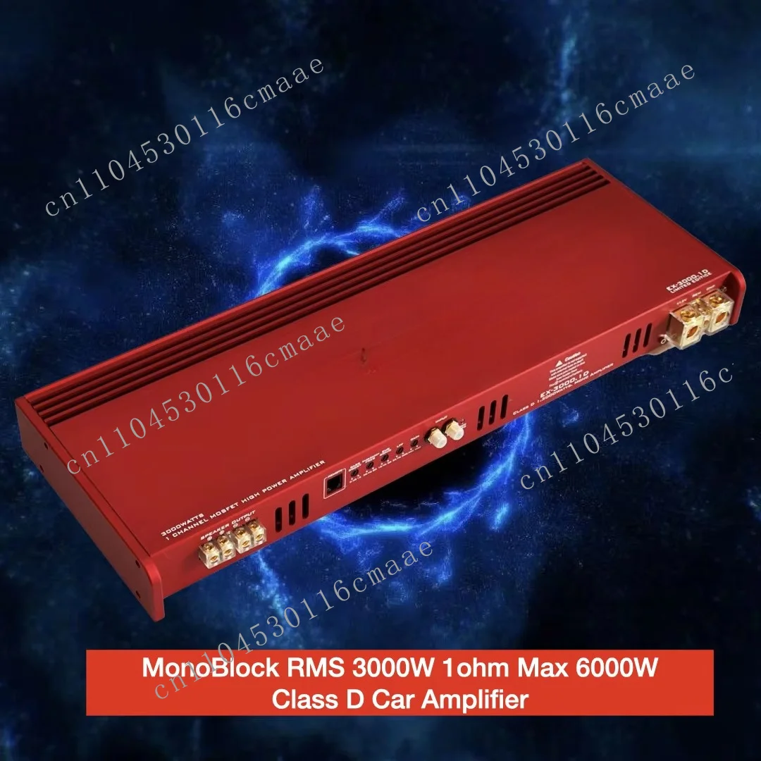 Car Subwoofer Amplifier RMS 3000 W Class D Peak 6000 W SPL Strong Bass Korean Single Block Car Amplifier