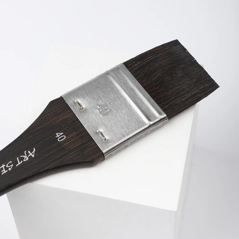 ArtSecret Kostenloser Versand 3875 Ölgemälde Gesso Kunst Pinsel Anti-Drop Ziegenhaar Holzgriff Künstler Werkzeug Liefert – Detail 7