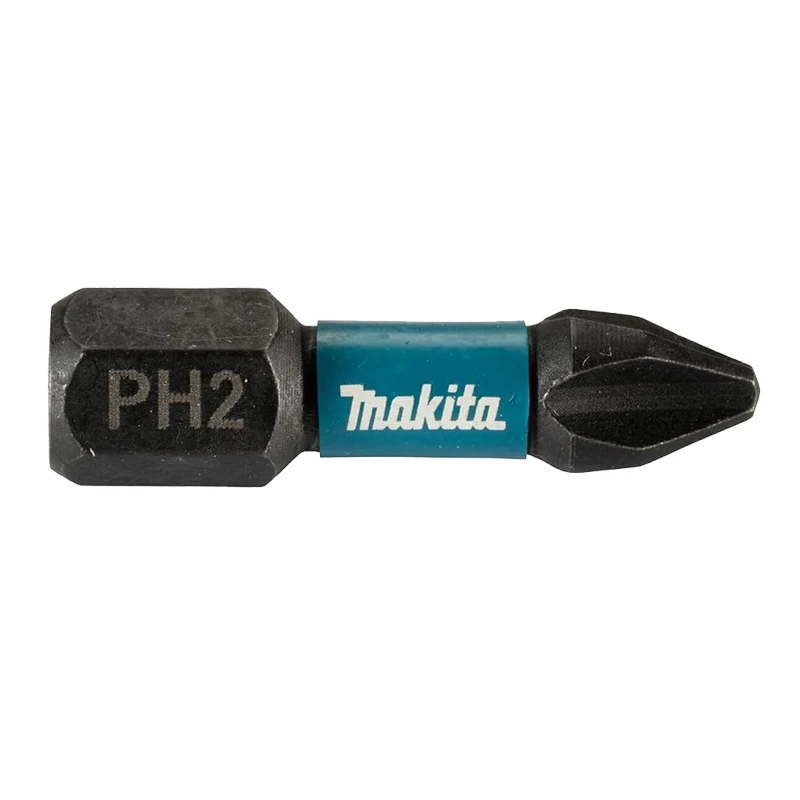 Makita PH2 25MM Impact Type Bit Black HSS Electric Screwdriver Electric Drill Professional Power Tool Accessories 5PCS
