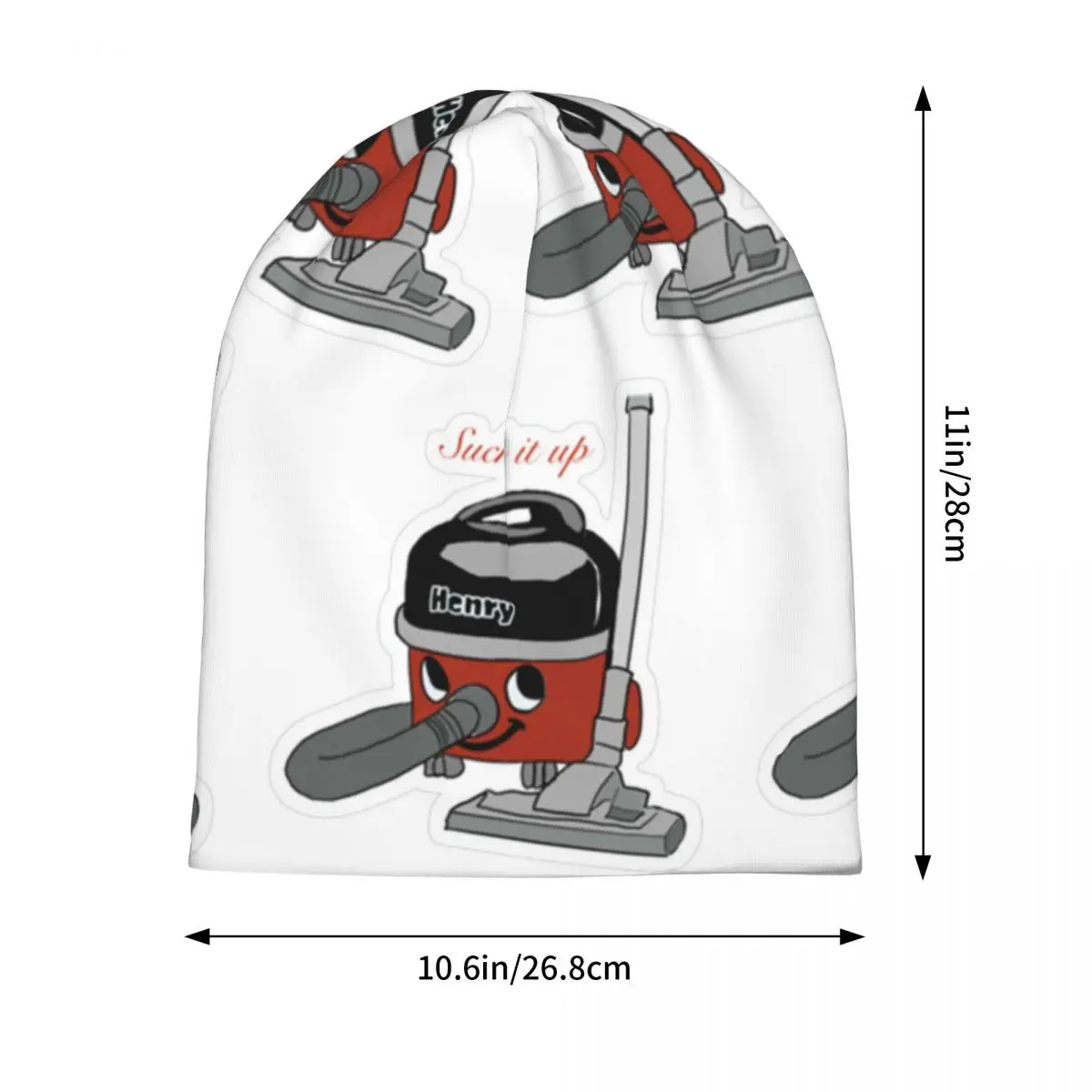 Henry Hoover Suck It Up Sticker Skullies Beanies Hats Warm Autumn Winter Outdoor Cap Knitted Bonnet Caps for Men Women Adult