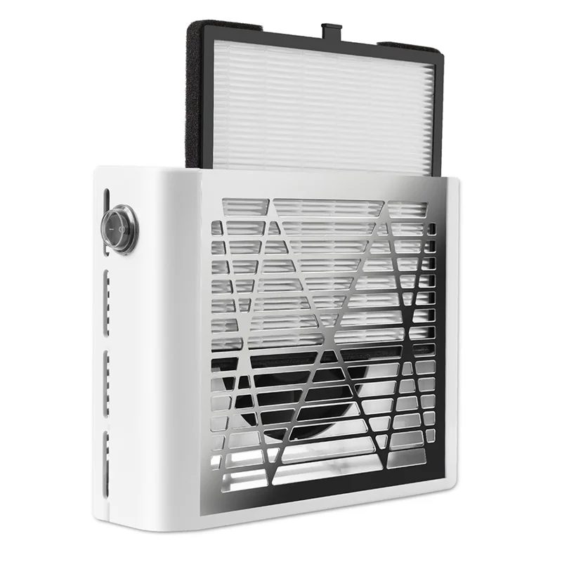 

A98I-Nails Dust Collector Machine Powerful Dust Collector Nails Tech Vacuum Fan Extractor Manicure Pedicure Tool