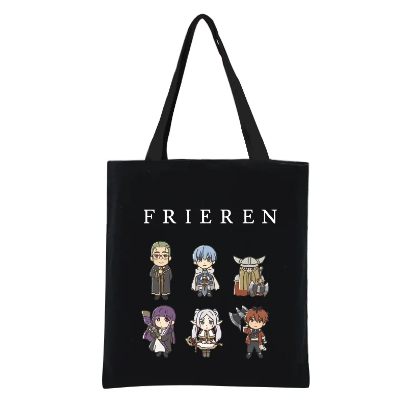 Anime Sousou No Frieren Beyond Journey's End Fern Stark Himmel Eisen Shoulder Bag Cosplay Men Women HandBag Student Storage Bag