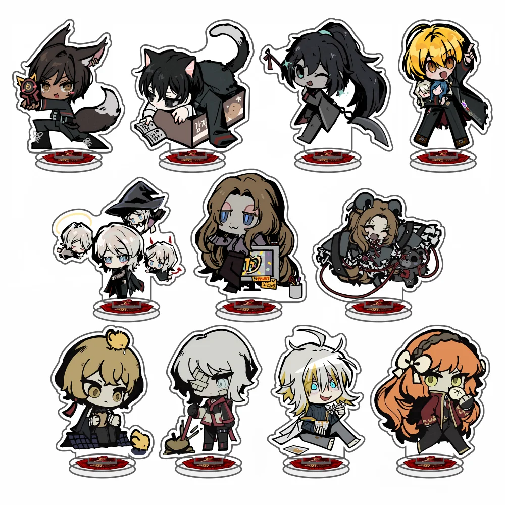 Game Limbus Company Acrylic Stand keychains Yi Sang Faust Don Quixote Heathcliff Ryōshū Collection Figure Display fans gifts