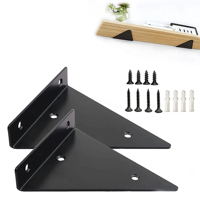 Brand New Triangle Bracket Triangle Shelf Steel Wall Mounted Heavy Duty Invisible Support Brackets Triangle Shelf