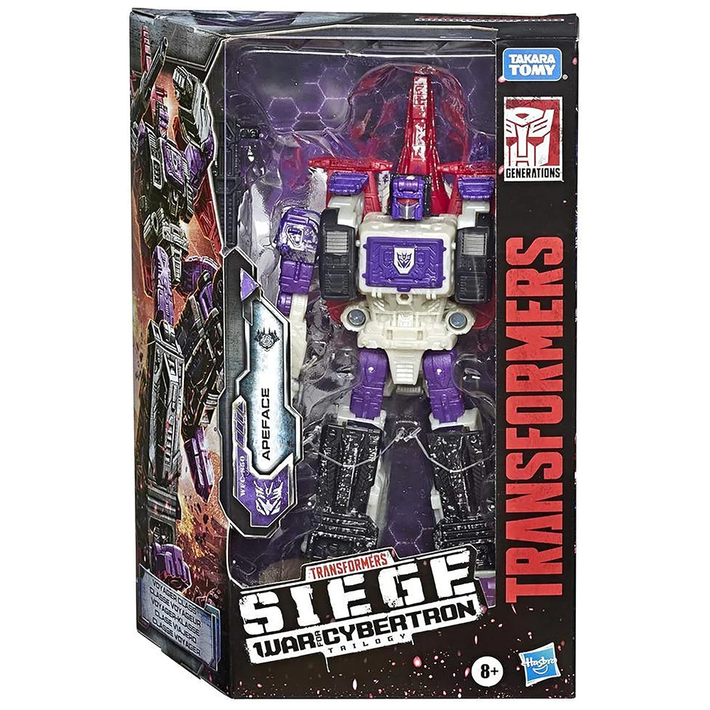 [Auf Lager] Hasbro Transformers War for Cybertron Siege Apeface 18 cm Voyager Class Triple Changer Action Anime Figur Modell Spielzeug