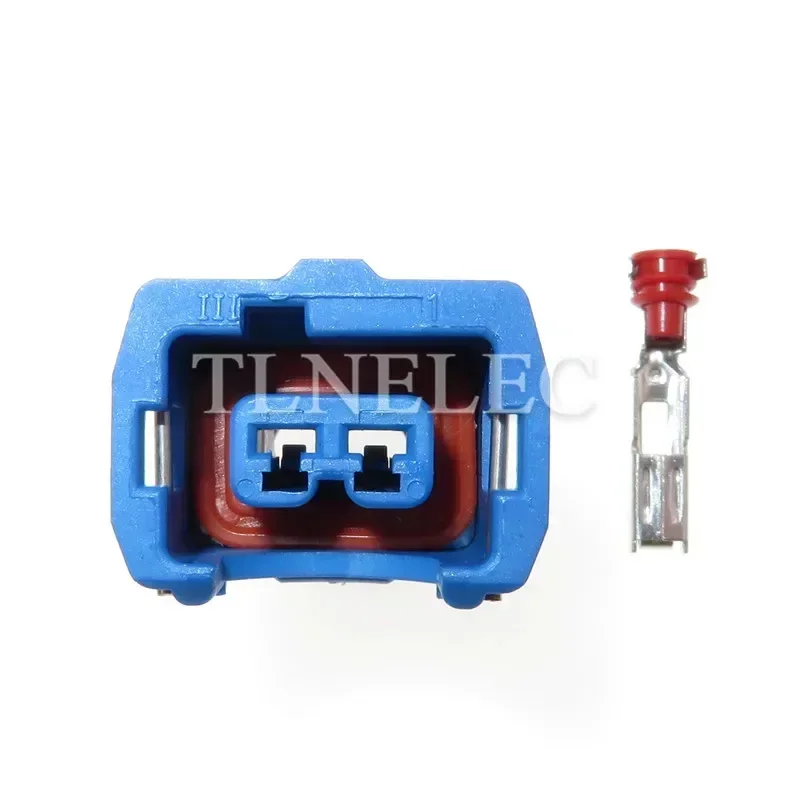 PB186-02326 KUM 2 Pin Way Knock Sensor Plug Blue Female Auto Electric Wire Connector