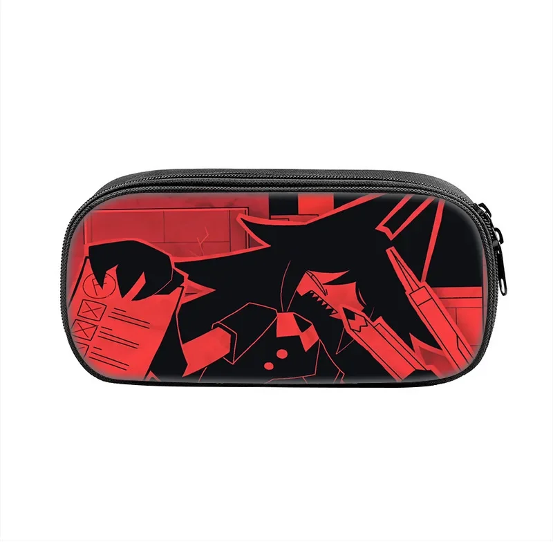 Fundamental Paper Education Cases Fun Cartoon Anime Pen Box Bag for Student Big Capacity School Supplies Zipper Pencilcases