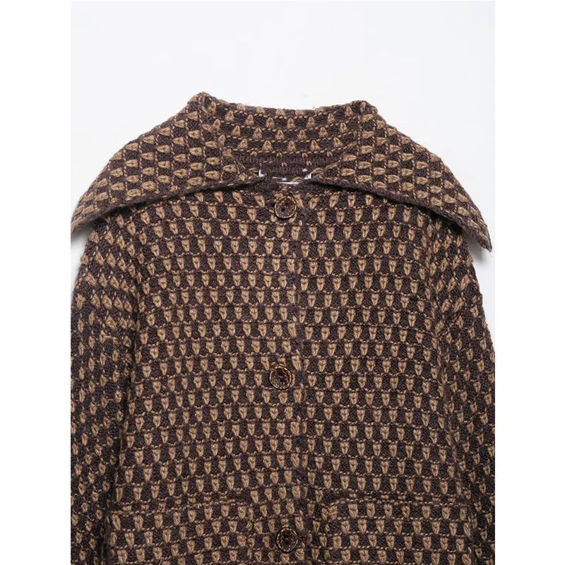 2025, neue Herbst frauen Pullover Jacken Mode Lose Elegante Warme Frauen Strickjacke Pullover Chic Straße Reise Jugend Pullover