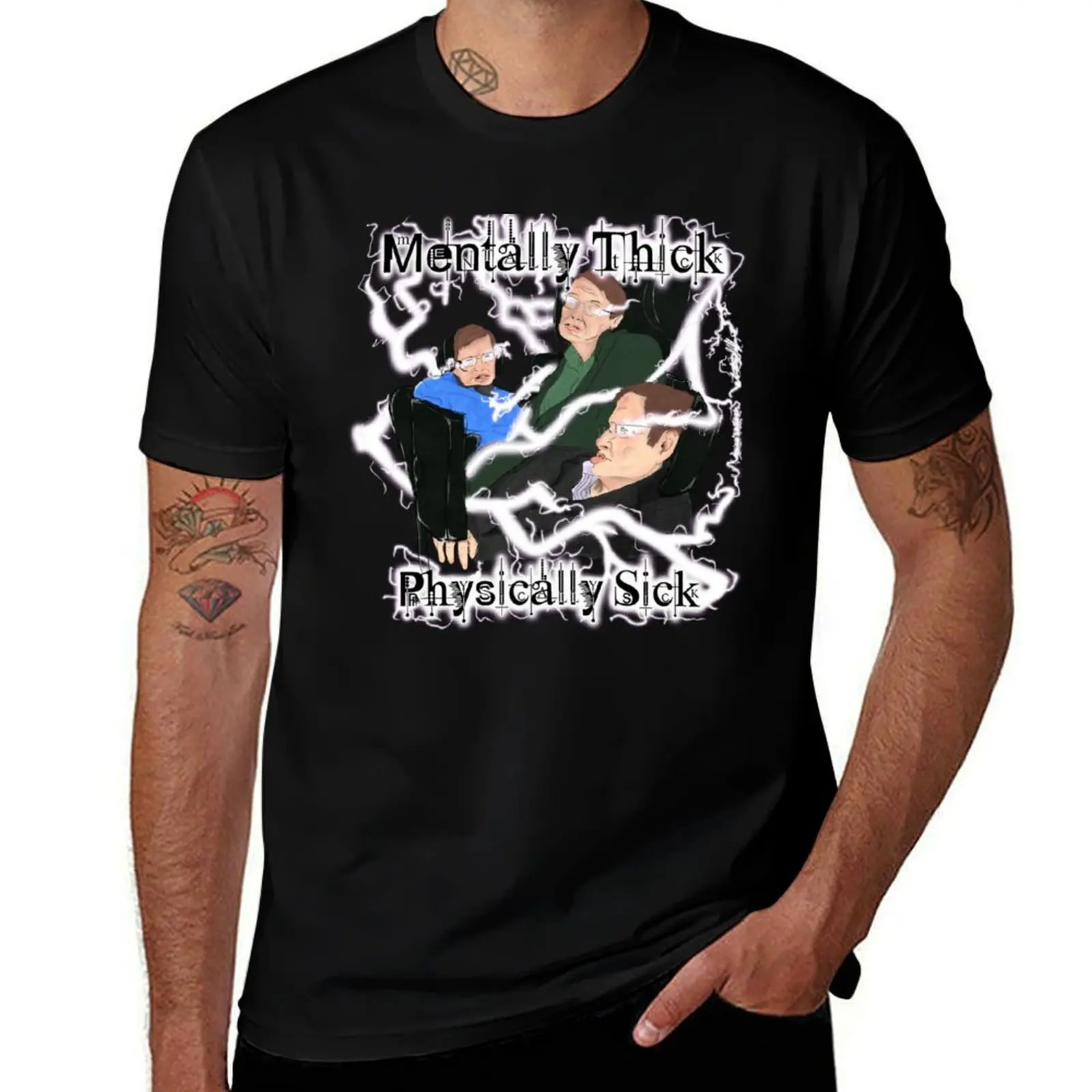 Mentally Thick Physically Sick T-Shirt Halloween Theme T-Shirt