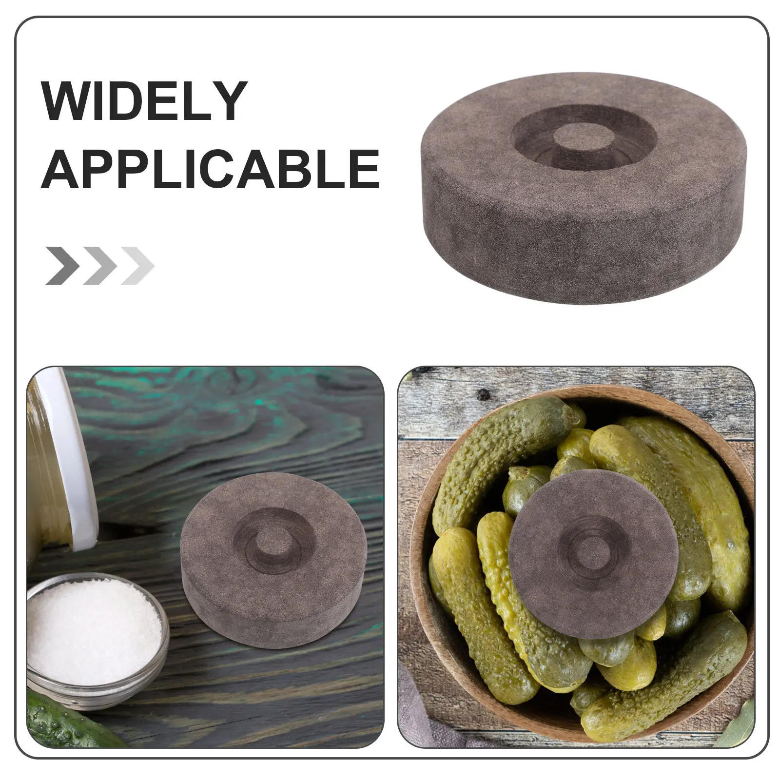 Heavy Duty Natural Stone Fermentation Weights for Wide Mouth Jars Canning Accessories Sauerkraut Kimchi Pickling Fermented