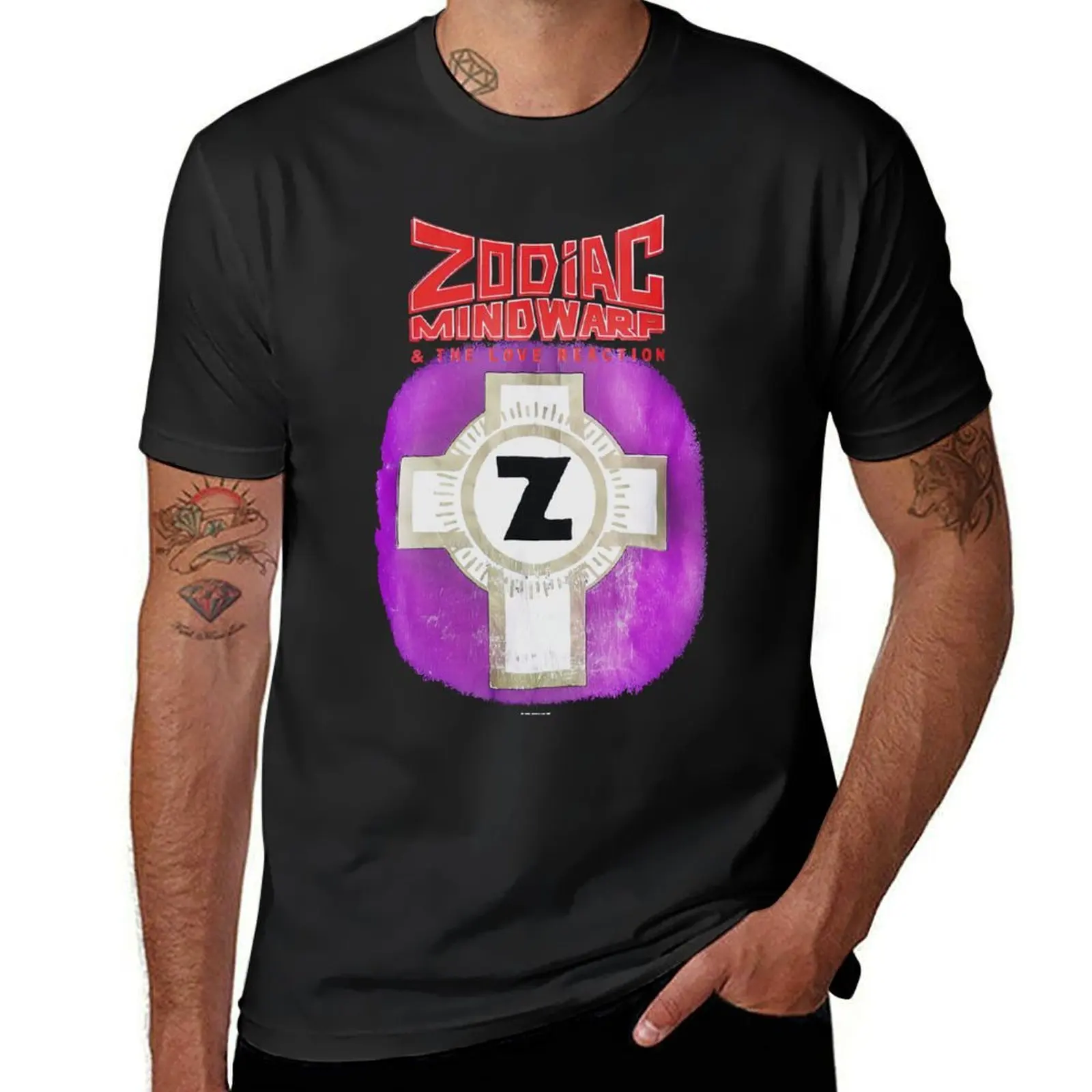 Zodiac Mindwarp Love Reaction 1988 Tour T-Shirt graphics animal prinfor boys mens t shirt graphic