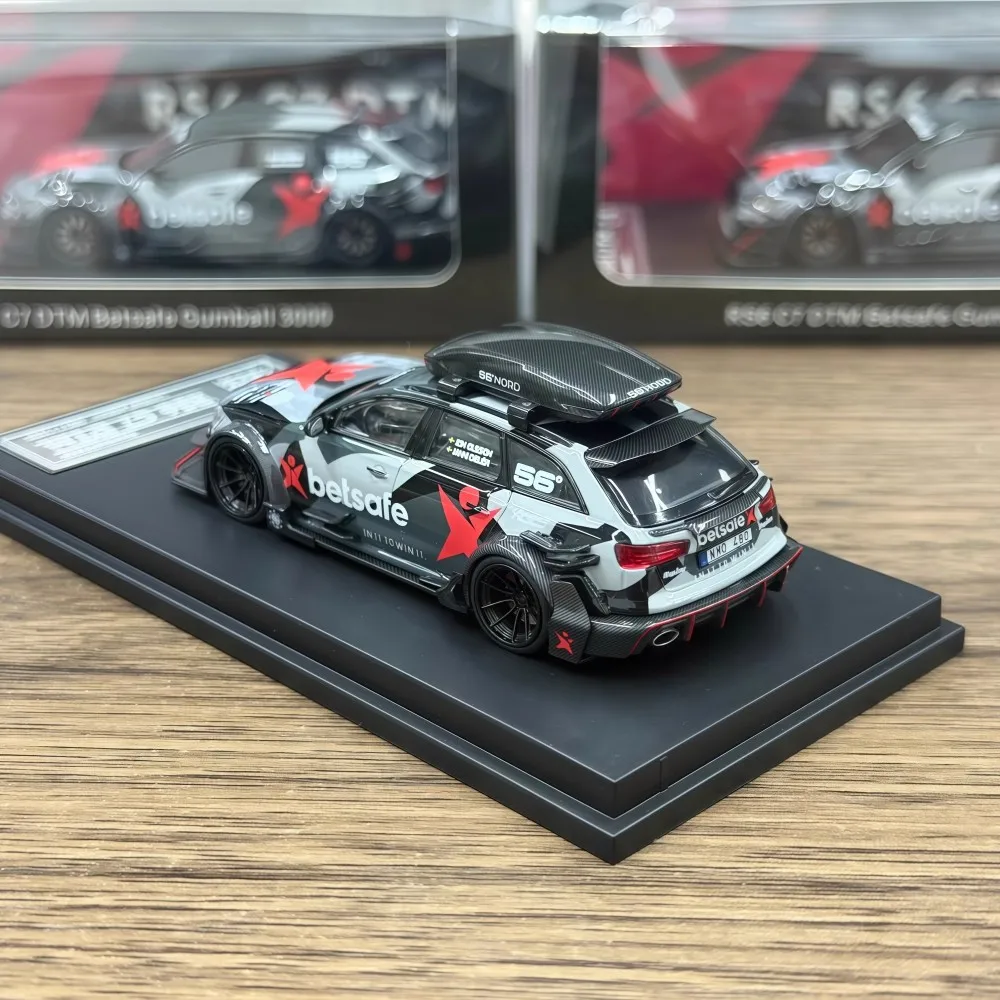 DCM 1/64 أودي RS6 C7 DTM Betsafe التمويه المفتوح هود دييكاست سبيكة سيارة نموذج محاكاة جمع سيارات الصبي عيد ميلاد اللعب هدية #3