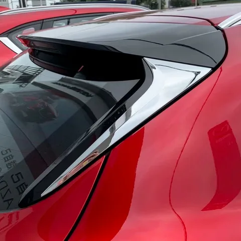 Хромированный Спойлер Для Mazda CX-30 2020-2025 На Заднее Стекло И Накладки На Зеркала Заднего Вида, Материал АБС