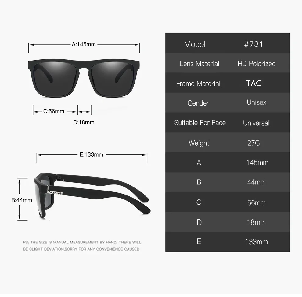 Fashion Polarized Color Changing Cycling Sunglasses Men Night Vision Car Driving Sunglass Dirt Bike Motorcycle  Glasses 2024 New