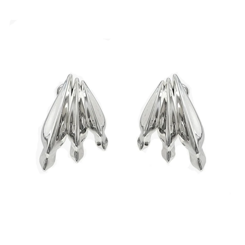 Fish Tail Ear Cuff Earrings Studs Vintage Fake Cartilage Earring Clip Earrings Women Earrings Punk Rock Earcuff D5QB