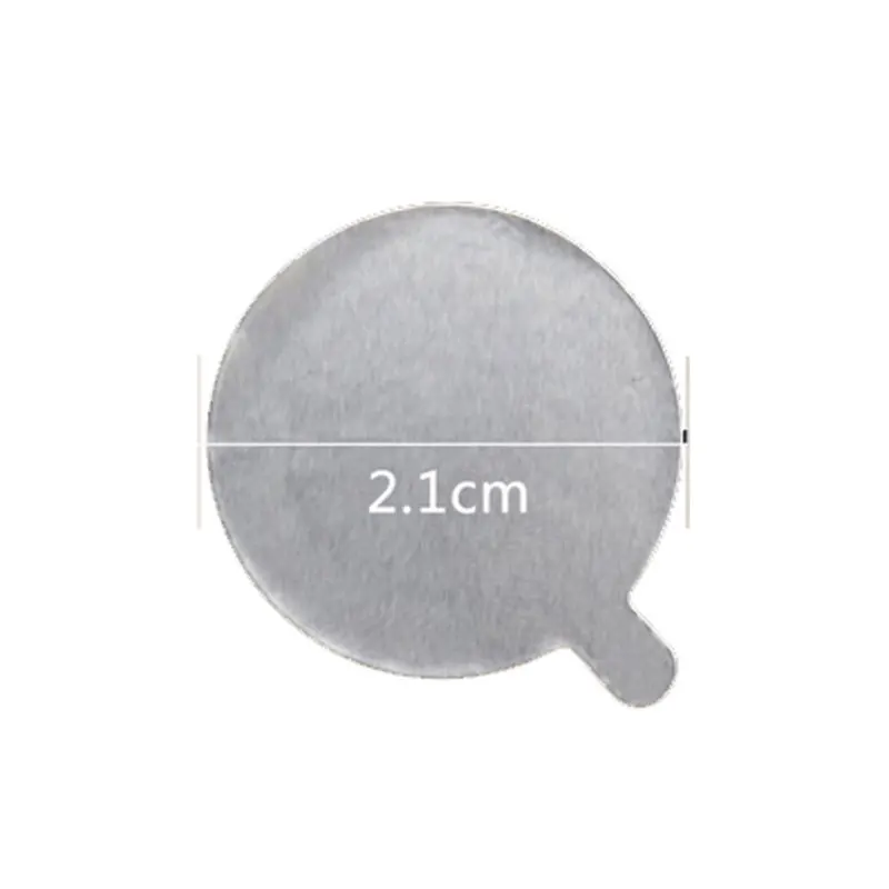 300Pcs Disposable Eyelash Glue Holder Foil Pallet Eyelash Extension Glue Pads Stickers Stand on Lashes Jade Stone