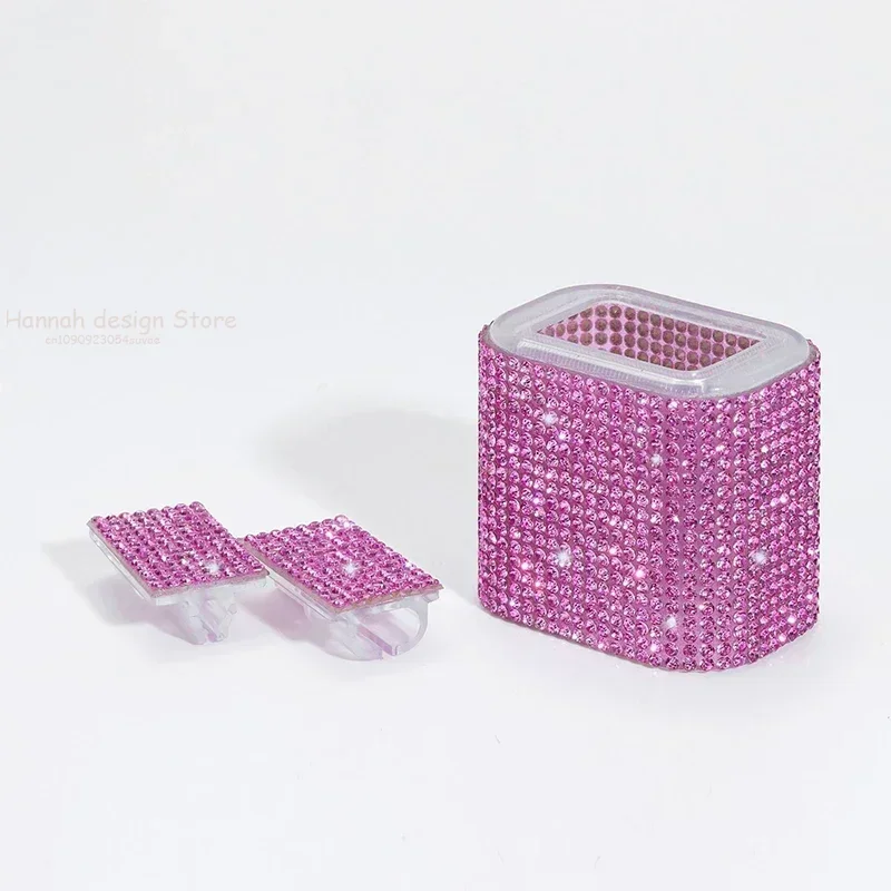 Charger Protector Sleeve for IPhone 15 14 13 Pro Max 18W 20W Charging Head Protection Glitter Crystal Sticker Protective Cover