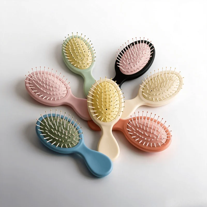 5 mini air bag comb portable small air cushion comb massage comb, travel wet hair brush, suitable for most hair, travel brush.