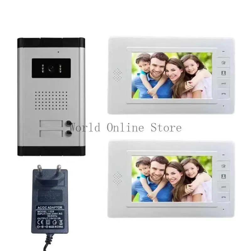 

Двухсторонняя связь 7 -дюймовая система дверных звонков несколько апартаментов поддержки камеры 87HC