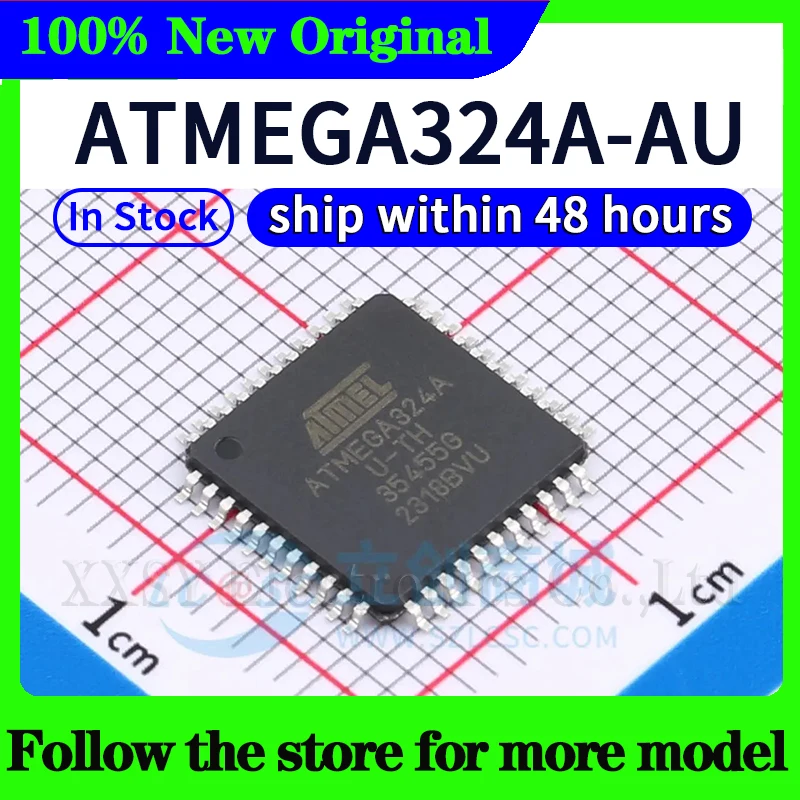 ATMEGA324P-20AU ATMEGA32L-8AU ATMEGA324A-AU ATMEGA324PV-10AU ATMEGA324PB-AU ATMEGA32U4-AU ATMEGA32-16AU ATMEGA324PA-AU ใหม่