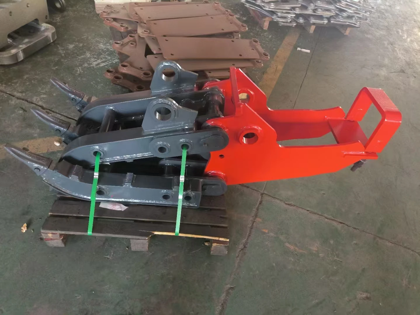 High Quality Efficient SLN Brand Mechanical Grapple For 5-30 Ton Excavators Premium Product 1 Year Warranty Tested Certified