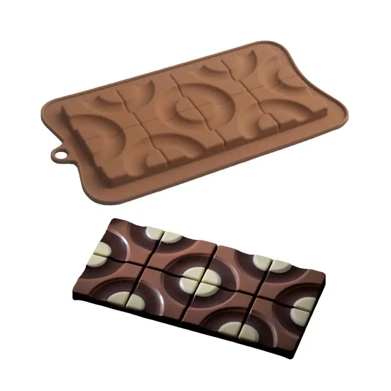 Molde de silicona para hacer barras de Chocolate, utensilio para hacer artesanías, para principiantes, amantes del Chocolate, fácil de desmoldar, utensilio para hornear