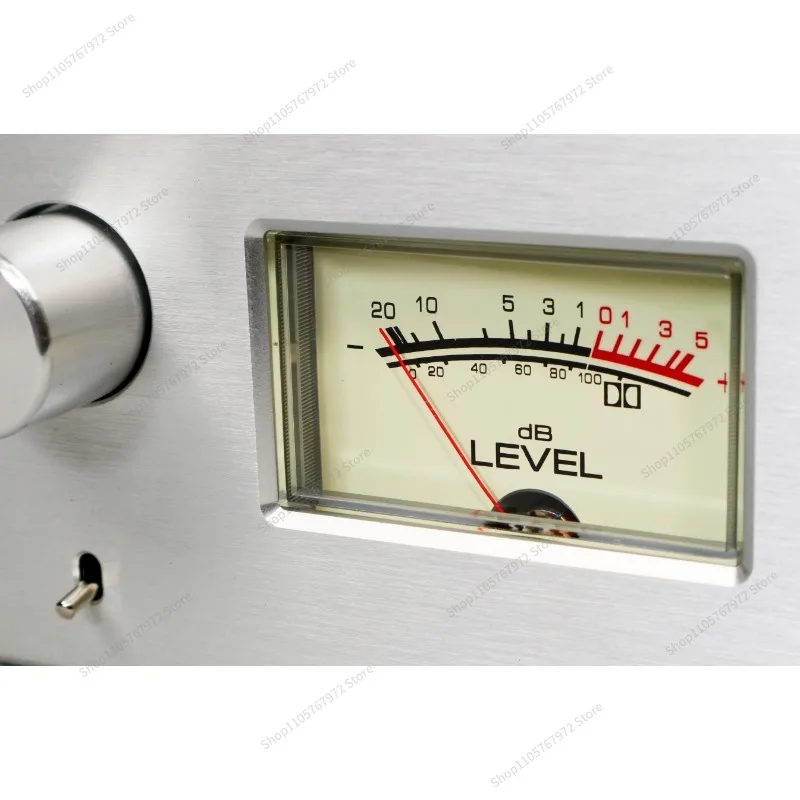 For power amplifier chassis, double table all-aluminum alloy headamp, front chassis, aluminum dual display