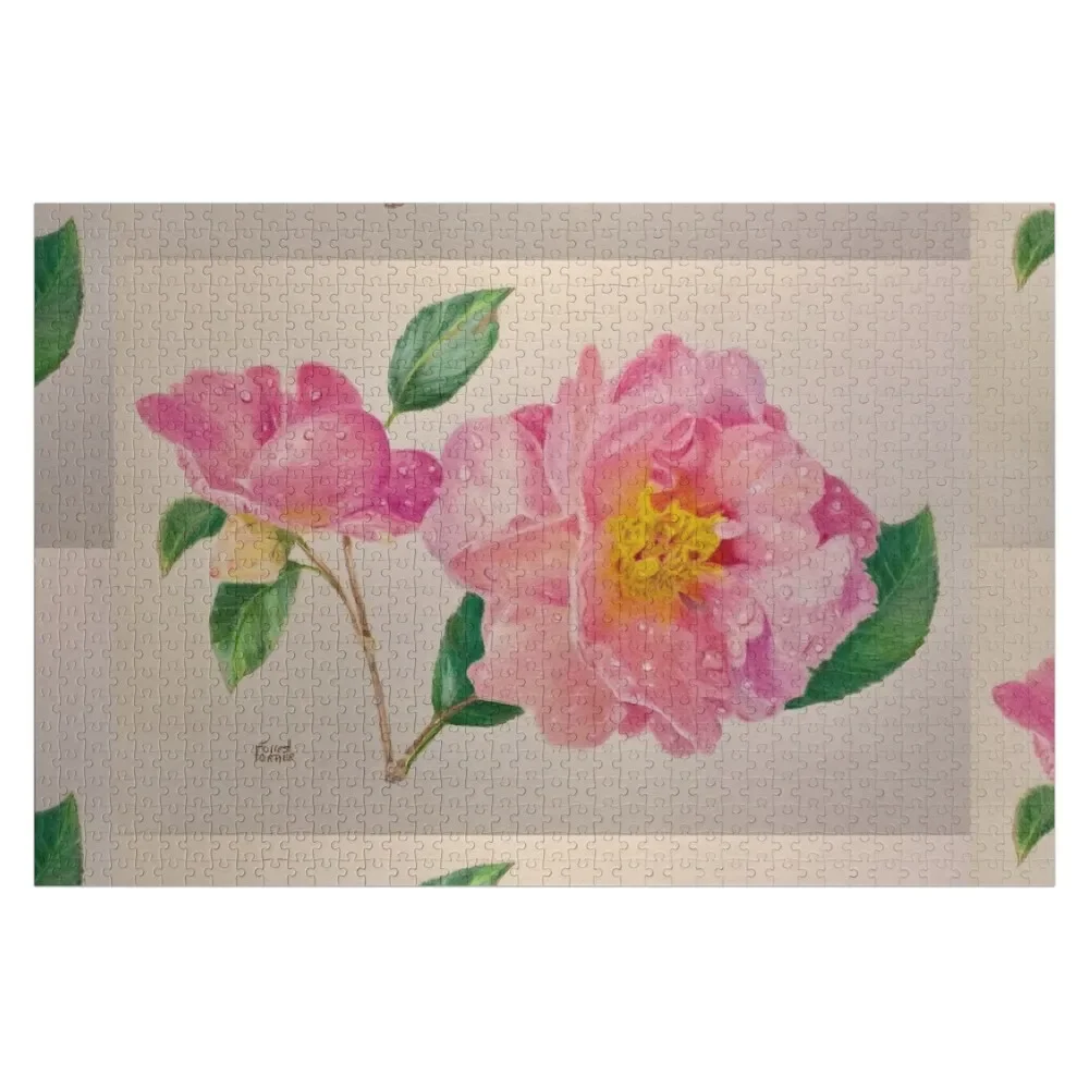 

Camellias Jigsaw Puzzle Personalised Jigsaw For Kids Wooden Decor Paintings Puzzle